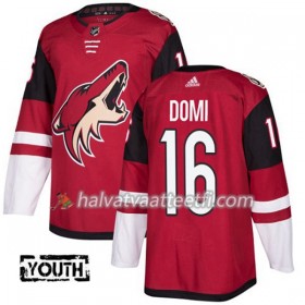 Lasten NHL Arizona Coyotes Pelipaita Max Domi 16 Adidas 2017-2018 Maroon Authentic